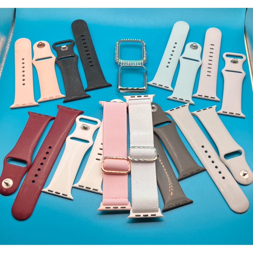 Apple Watch Bands & Cases Silicone Elastic Rhinestone Accessories
